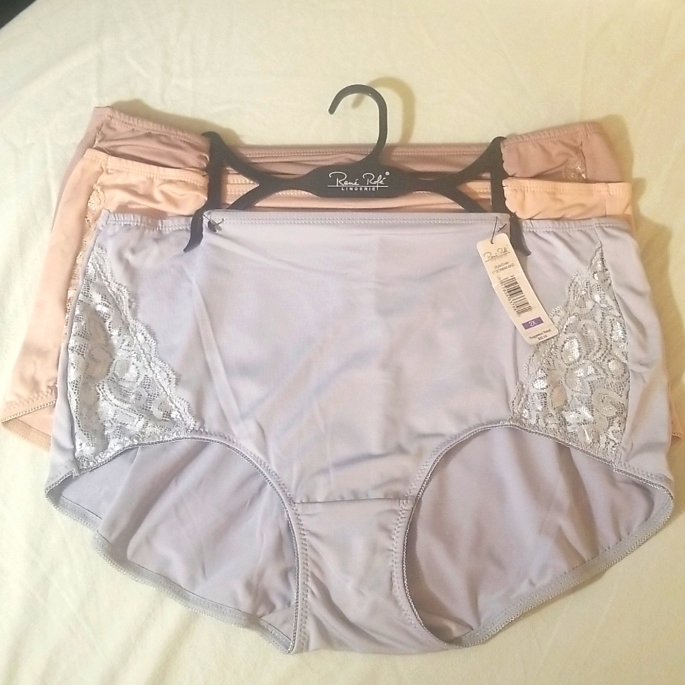 3 Ultra Soft , Plus Size , Hi Cut Underwear